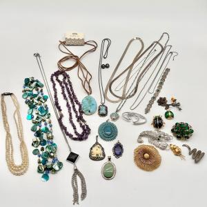 Photo of Jewelry Lot ~ Sterling & More ~ 29 Pieces