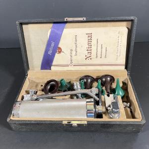 Photo of LOT 130: Vintage National Electric Instrument Company Otoscope Opthamologist Too