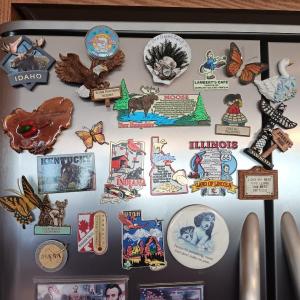 Photo of Refrigerator Magnets - RV Camper state map magnets -