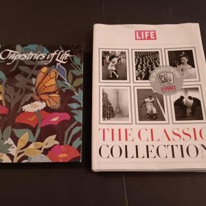 Photo of Life the classic collection tabletop book and Tapestries of Life book