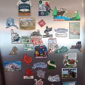 Photo of Glenn the Gourmet Chef - this lot is yours! Refrigerator Magnets - RV Camper sta