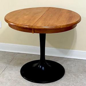 Photo of 36" Round Solid Wood Pedestal Table