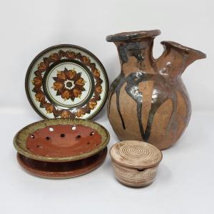 Photo of Vintage Pottery Earthtones Some Artist Signed