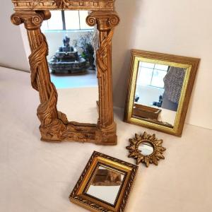 Photo of Lot #21 Lot of 4 Decorative Mirrors