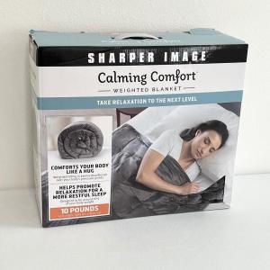 Photo of SHARPER IMAGE ~ Calming Comfort ~ 10lb Weighted Blanket