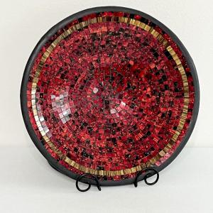 Photo of Decorative Mosaic Style Bowl With Stand