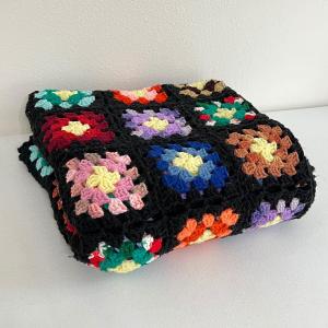 Photo of Handmade Granny Square Crochet Blanket
