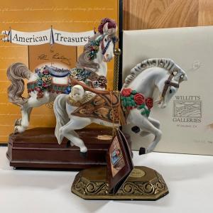 Photo of LOT 225: Carousel Horse Collection: American Treasures, Willitts Galleries, Avon