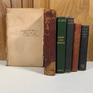 Photo of LOT 231: Antique Book Collection: "The Complete Works Of Robert Burns" by Allan 