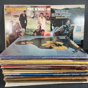 Photo of LOT 219: Collection Of Country Records - Merle Haggard, Patsy Cline, The Charlie