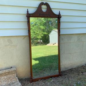 Photo of LOT 236: Vintage Ornate Hand Painted Wall Mirror