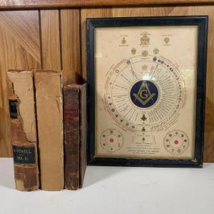 Photo of LOT 233: Antique Masonic Temple Collection: "The History Of Freemasonry" Vol. 1 