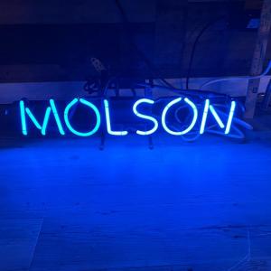 Photo of Vintage Molson neon 1998
