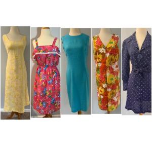 Photo of 5 Piece Lot Vintage Dresses