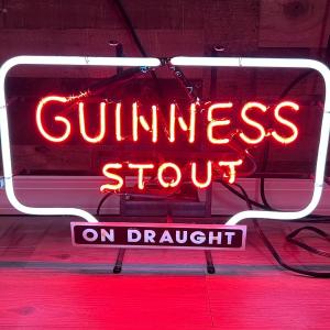 Photo of Rare Guinness Stout neon 1998