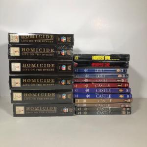 Photo of LOT 42: DVD TV Show Box Sets - Homicide S1-7, Murder One 1-2 & Castle S1-6