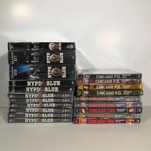 Photo of LOT 45: DVD TV Show Seasons - NYPD Blue S1-6, Chicago PD S1-4 & Chicago Fire S1-