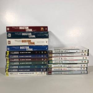 Photo of LOT 37: NIP DVDs - Boston Legal S1-4, The Closer S1-7, and Rizzoli & Isles S1-7