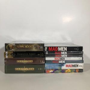 Photo of LOT 24: Complete Mad Men Series on DVD w/ Downton Abbey, Robin Hood & Carnivale