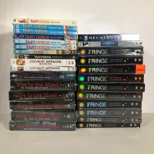 Photo of LOT 38: TV Show DVDs - Burn Notice, Wire in the Blood, Fringe, Miami Vice & Cove