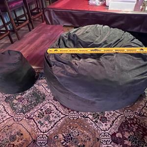 Photo of Jumbo Beanbag Chair and Ottoman by Ultimate Sack