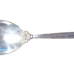 Photo of Georg Jensen Sterling Silver Acorn Large Solid Serving Spoon Denmark