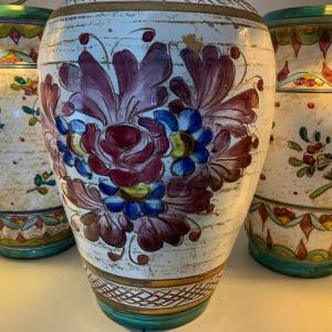 Photo of THREE Very Large Vintage Italian Vases