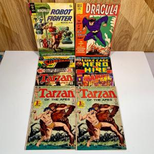 Photo of LOT 76: Comic Collection: Luke Cage, Tarzan, Superman, Marvel, Magnus, Dracula &