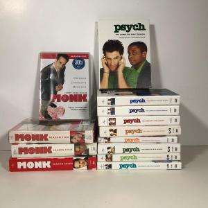 Photo of LOT 52: Detective TV Show DVDs - Monk & Psych