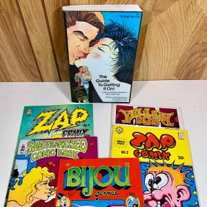 Photo of LOT 75: Adult Comic & Book Collection: "The Guide To Getting It On", Zap Comix V