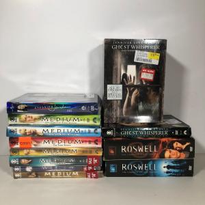 Photo of LOT 53: Ghost Whisperer Complete Series NIP DVD Box Set, Medium S1-7, Roswell S1