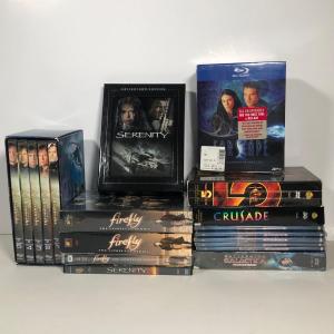 Photo of LOT 51: Firefly: the Complete Series DVDs, Serenity Collectors Edition, Farscape