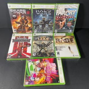 Photo of LOT 91: Sealed Xbox 360 Video Games - Halo Wars, Eat Lead, Farcry & More