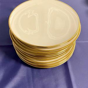 Photo of Lenox gold rim plates