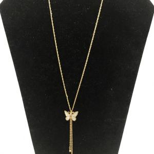 Photo of Avon vintage butterfly goldtone necklace