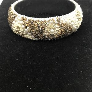 Photo of Beaded brass bracelet