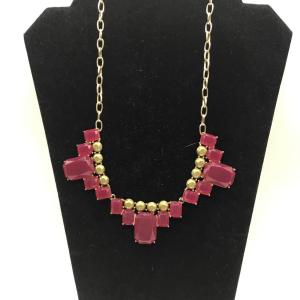 Photo of Violet dark pink colored fashion Necklace