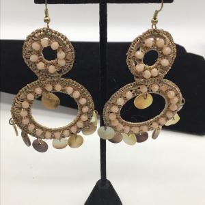 Photo of Number 8 designed fashion earrings