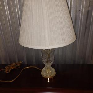 Photo of Cut glass lamp