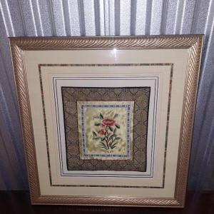 Photo of Framed silk tapestry 2