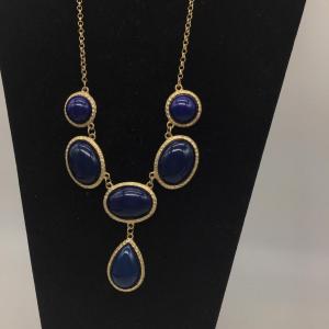 Photo of Navy Blue Vintage Style Necklace