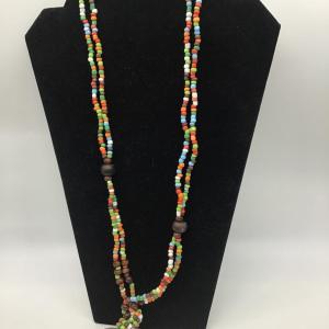 Photo of Gorgeous Glass Beaded Necklace. Boho look. Pretty