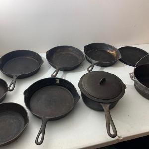 Photo of Vintage Cast Iron Cooking Lot