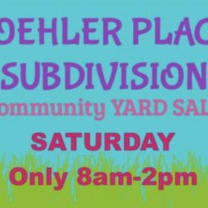 Photo of Koehler Place Neighborhood yard sale