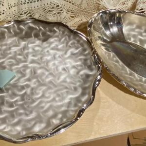 Photo of Lot of Vintage WMF Ikora Silver Plated Trays