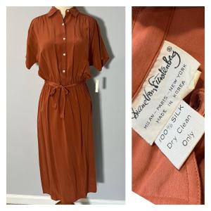 Photo of NWT Vintage Diane Von Furstenberg Silk Dress