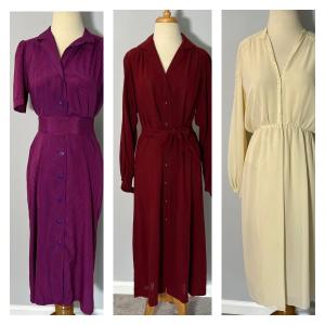 Photo of 3 High End Vintage Designer Dresses