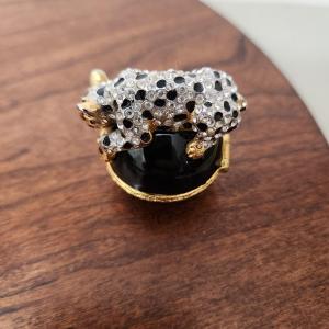 Photo of Jay Strongwater Leopard Pill Trinket Holder