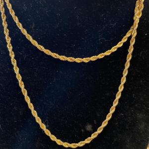 Photo of 14k gold plated chain
