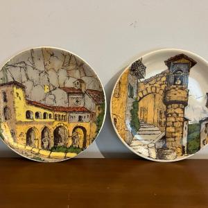 Photo of Pair of Eschenbach Bavaria Roswitha Collector Plates 9”